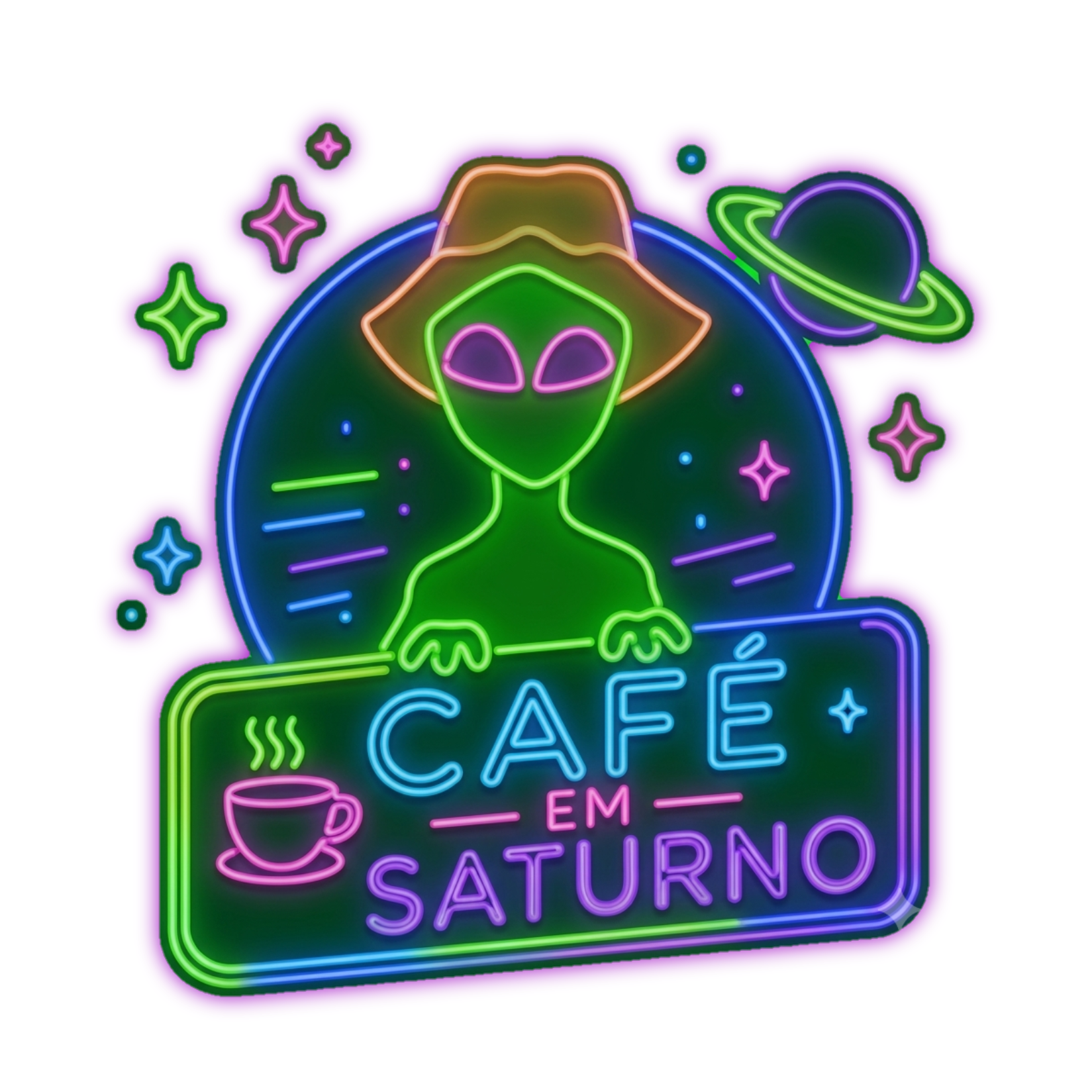 Café em Saturno Logo